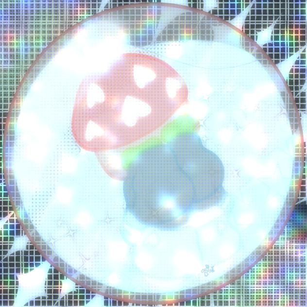Shroomie in a Bubble