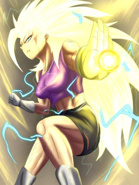 Bra super Saiyan 3 (concept)