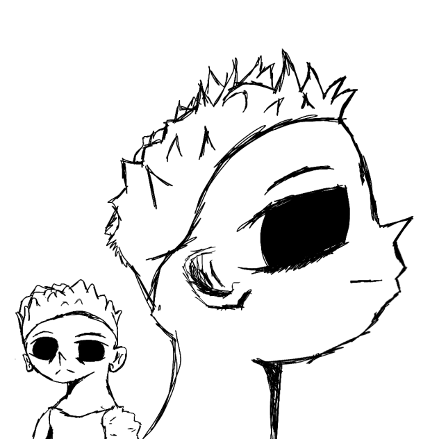 I did a portrait again...