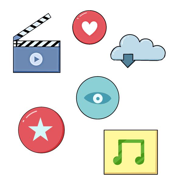Live stream icons