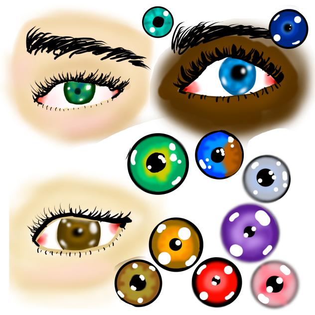 Eye colors