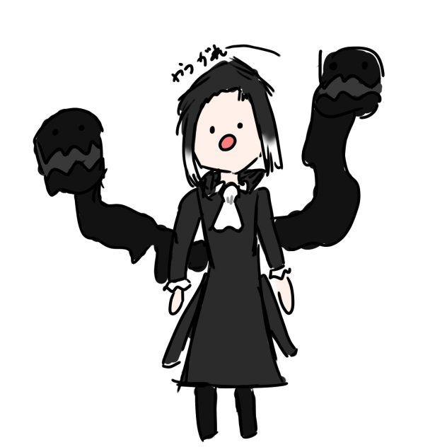ちゃんと描こうとしたけど途中で力尽きた芥川