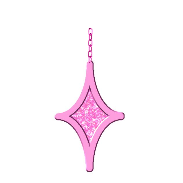 Y2K Accessory bead Light Diamond Pink