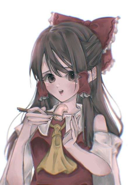 生牡蠣と霊夢！