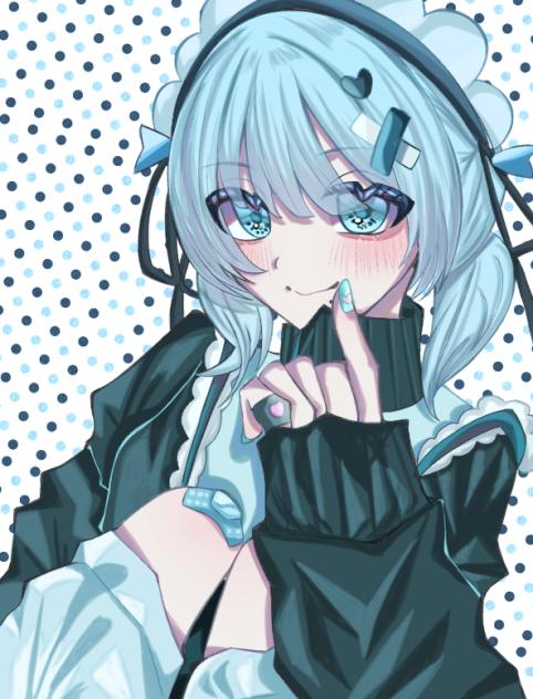寝るの大好きな双子の妹メイド💕🩵