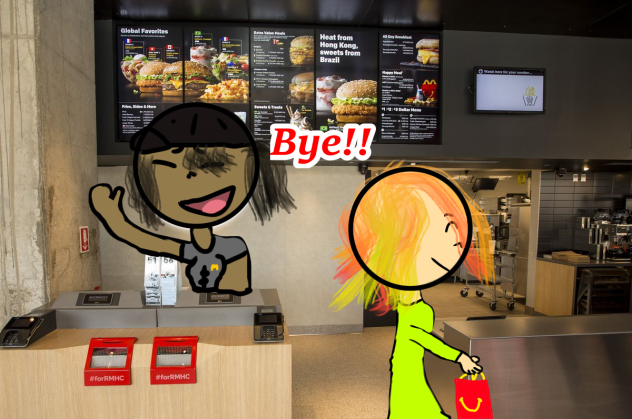 What happens if my characters get mcdona