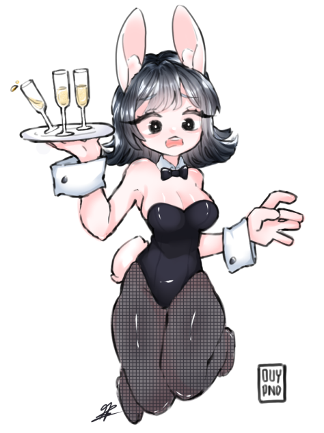 🐰🥂 (〃ω〃)