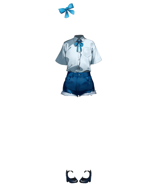Shirt with shorts
