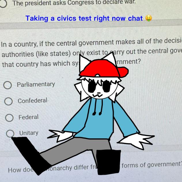 Civics test at home
