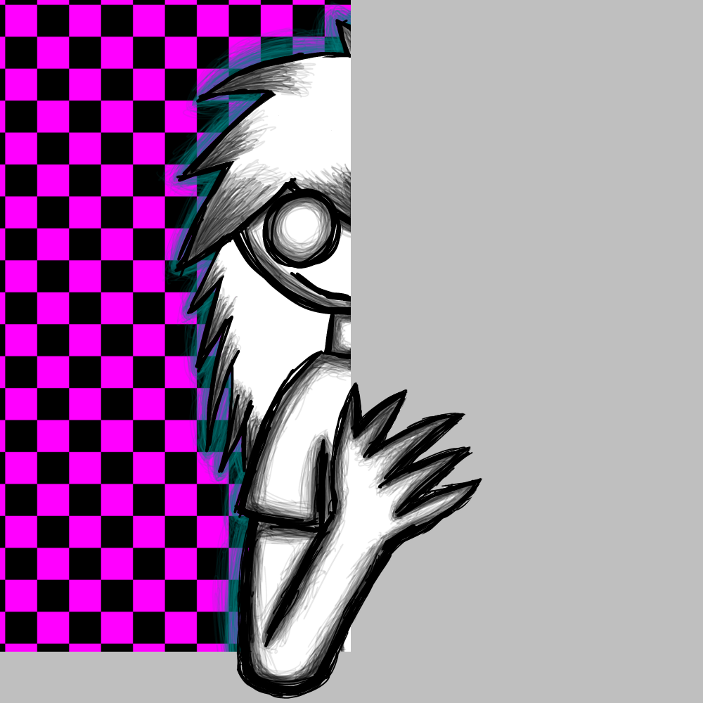 Spooky thing I made during class - ibisPaint