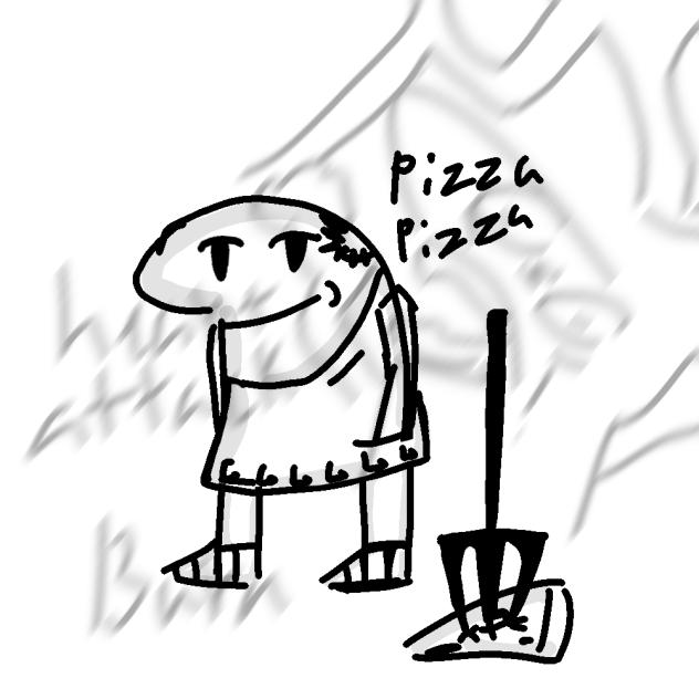 Little Caesar normal pizza