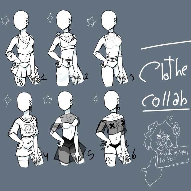 Clothes collab ibisPaint