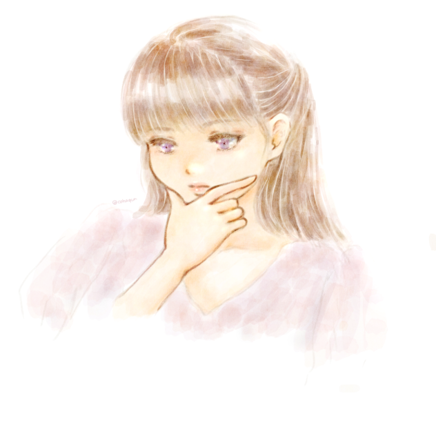 データ見ながら考えこんでるバリキャリ女子。