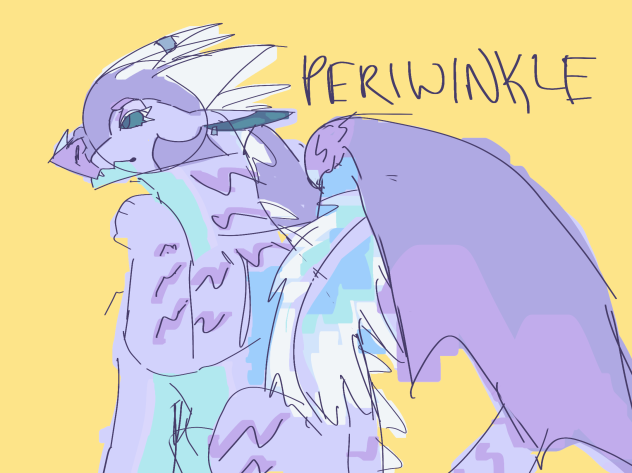 Periwinkle Sketch (speedpaint)