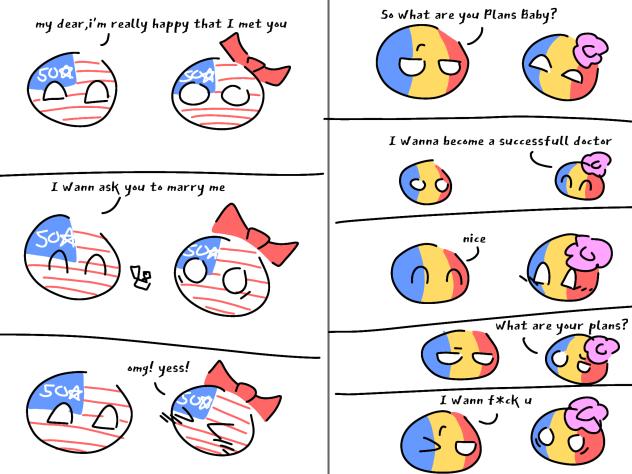 americans vs romanians first date