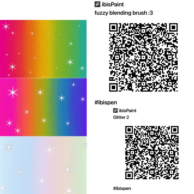 Fuzzy blending + glitter #2 brush (^_^)