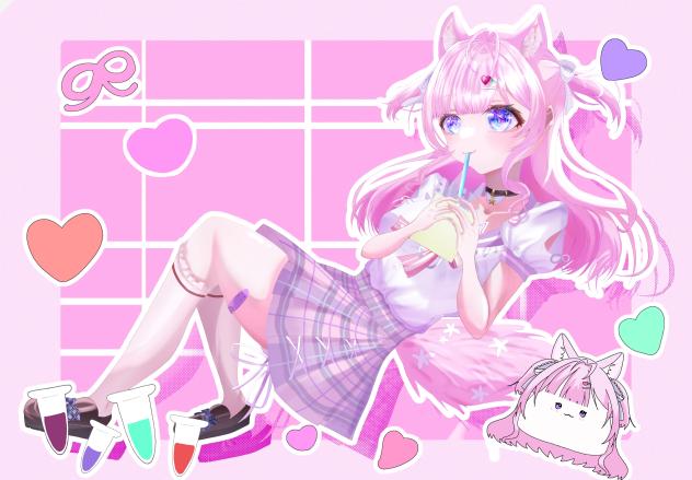 助手くぅ〜ん、どうしたの？そんなにこよのジュース飲みたいの？