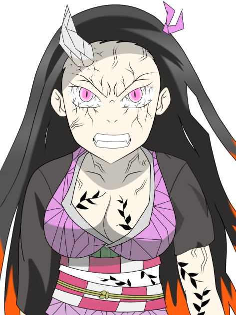 Intentando dibujar a... Nezuko Demonio