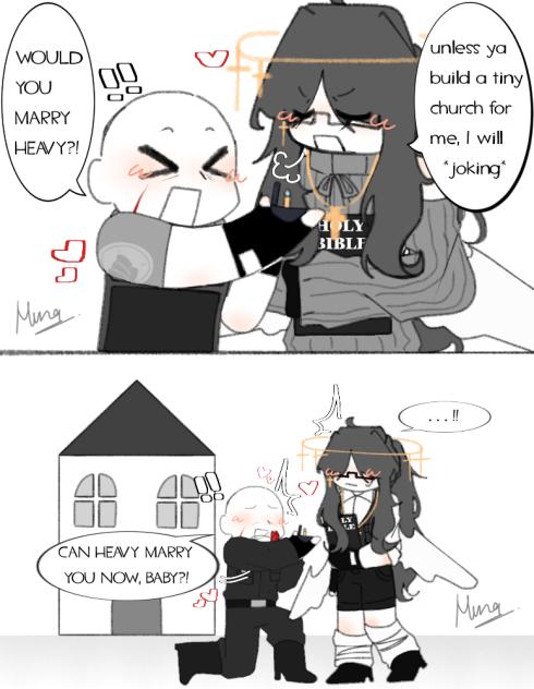 Little comic of The Angelic Cannibal😌