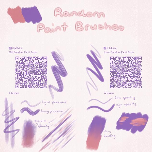 Random Paint Brushes