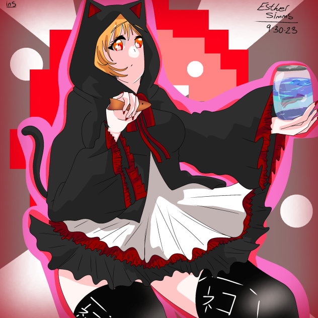 魚とクールなネコ [INS]