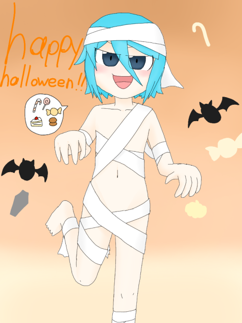 (また描いた)ミイラ男だぞ～【オリキャラ ロウェイ】