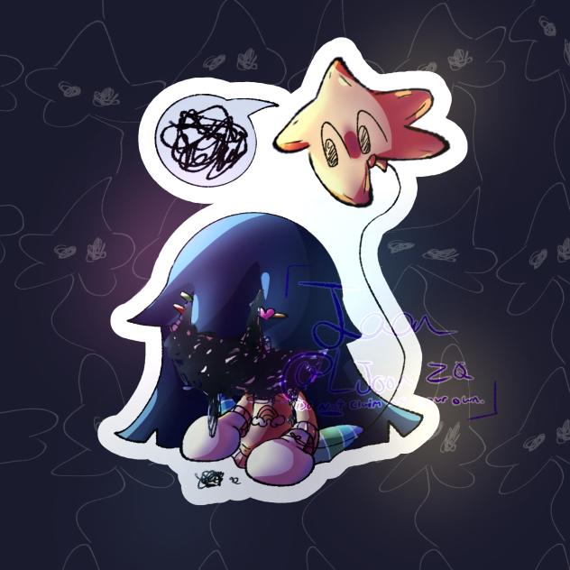 Olivi and Floaty sticker
