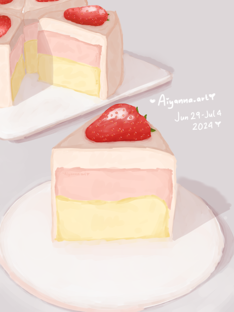 strawberry cakeyy 🍰