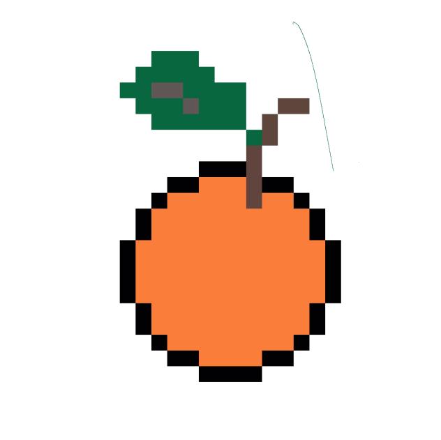 an orange - ibisPaint