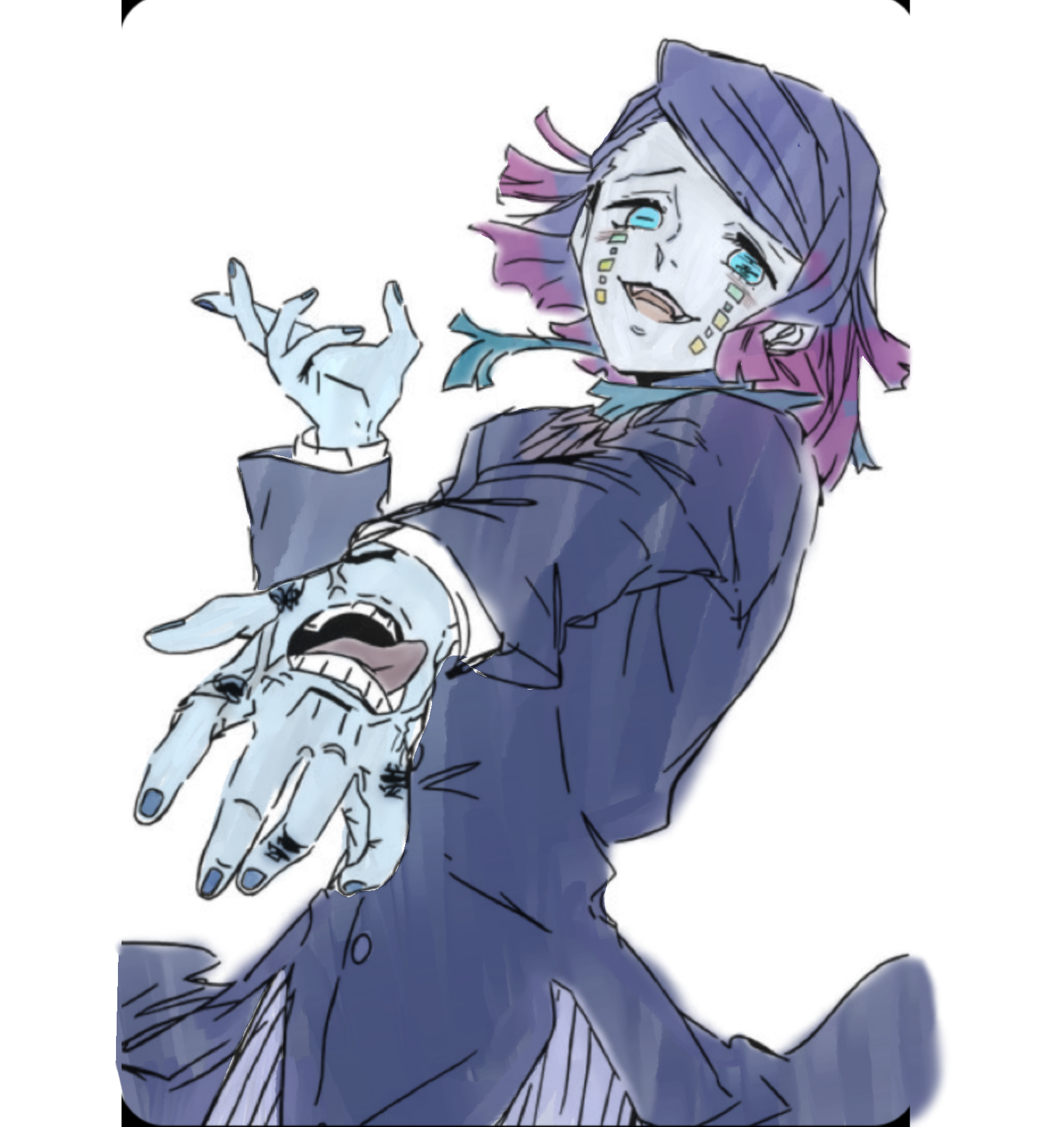 Enmu 💙🩵 - ibisPaint