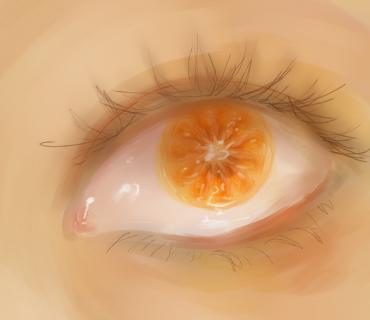 Orange eye