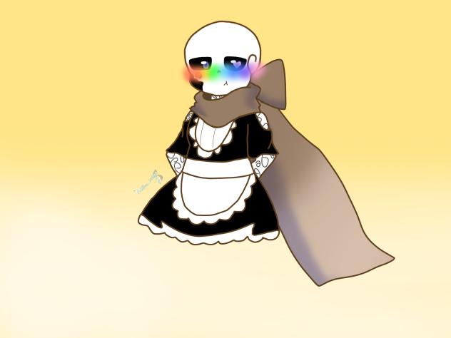 Ink in a maid outfit