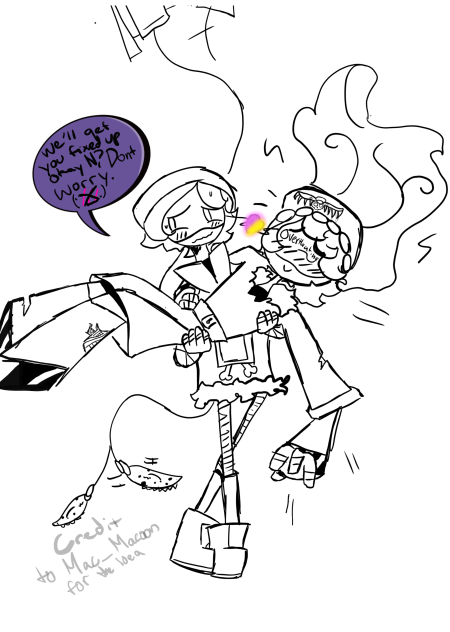 N and Uzi awkward moment