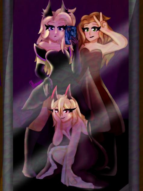 OC Trio Drawing 2