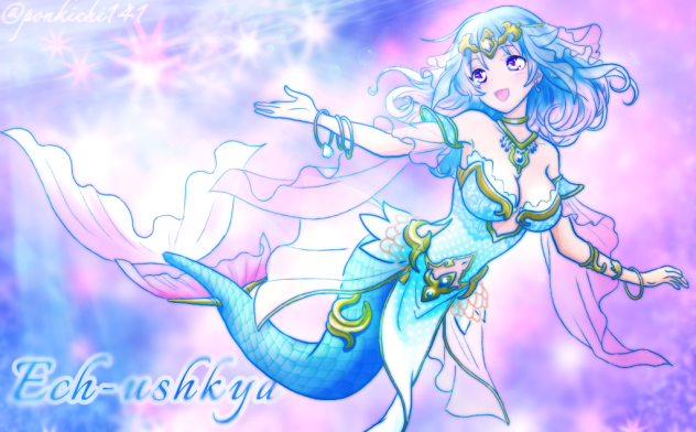 イシュケ 線画トレース塗り絵