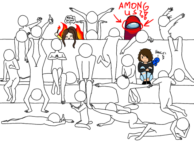 I FOUND AMONG US😱😱😱