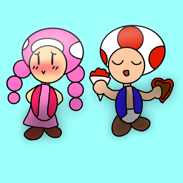Toad no dia dos namorados #wannadraw