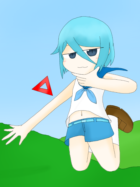 なんか描けた謎ポーズ　【オリキャラ BluePlanets ロウェイ】