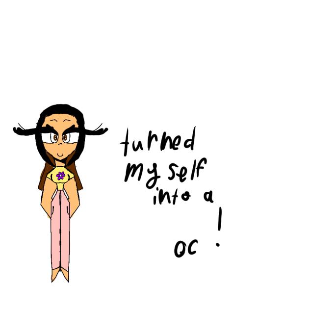 turned myself into a oc