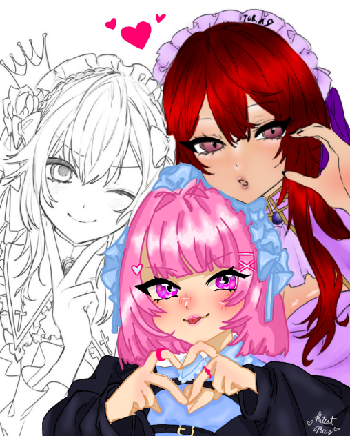 Collab with @Toria!! againnn ofc