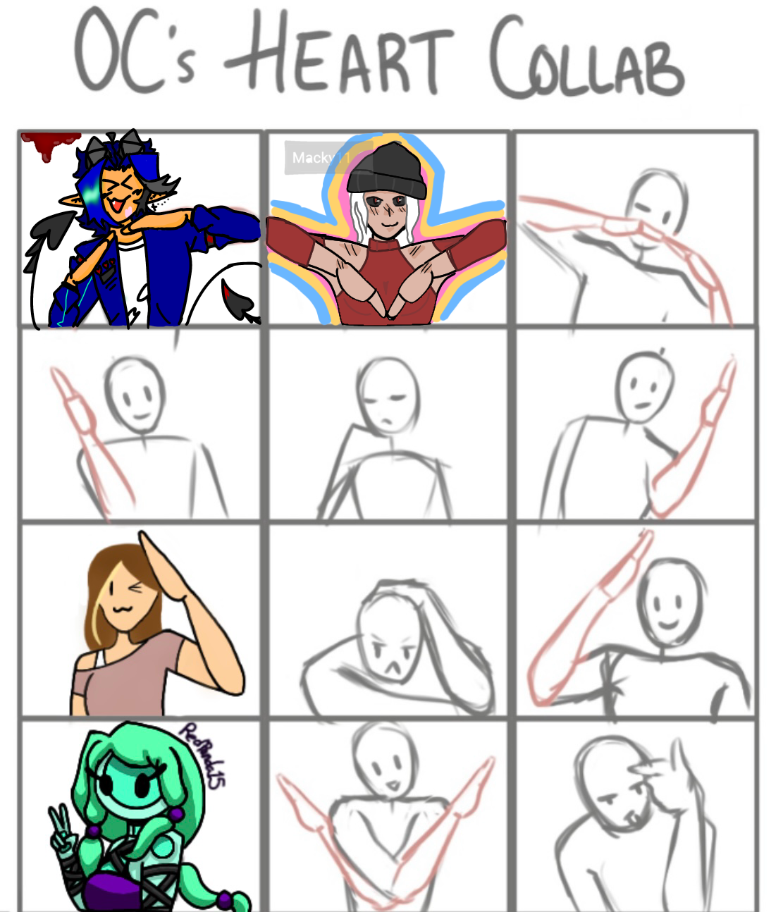 Heart collab - ibisPaint