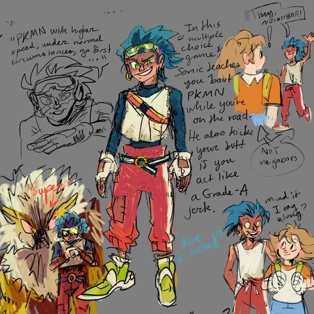 Sonic chars. in PKMN