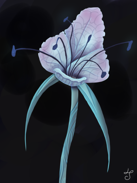 Glowing flower