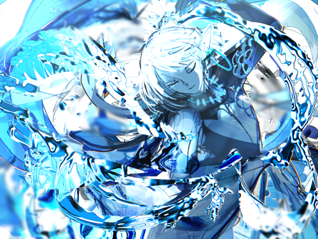 渦を巻く