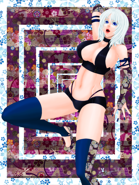 デジ絵0046：セクシー雪月