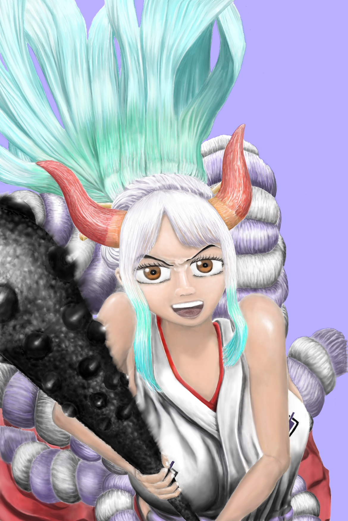 One Piece ヤマトの戦闘シーン Ibispaint