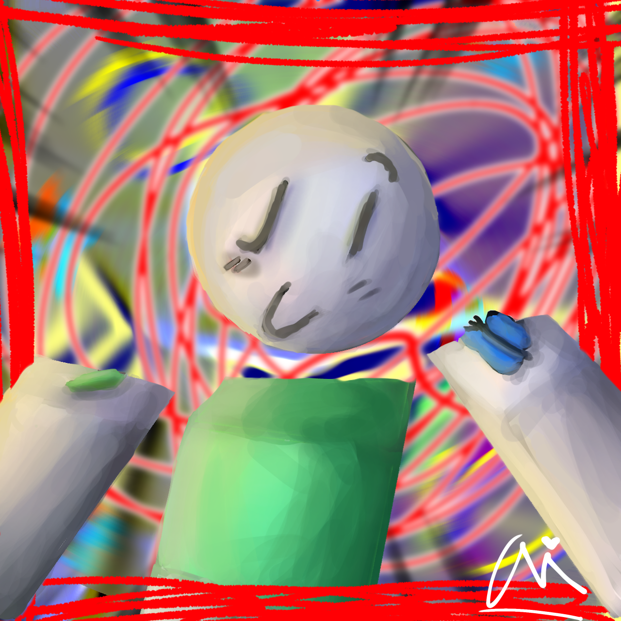 Idk trying to make 3d drawing ig - ibisPaint