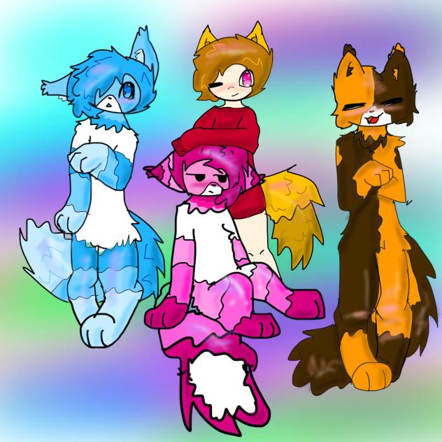 All my ocs together