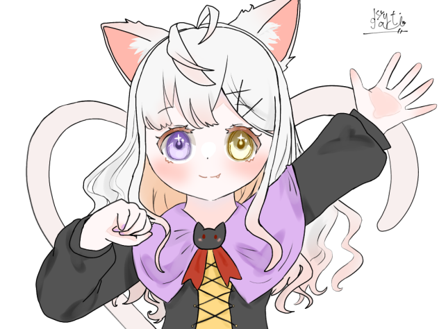 もふちゃの線画！