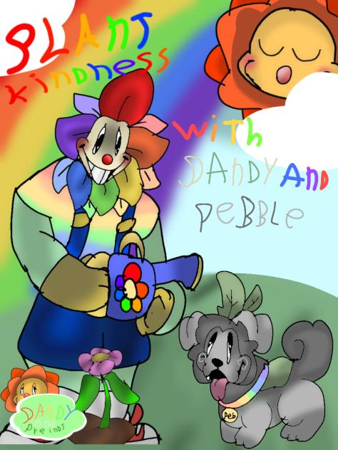 redrawing Dandy's world posters pt1